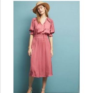 NWT Anthropologie Current Air “Cap May Midi Dress”